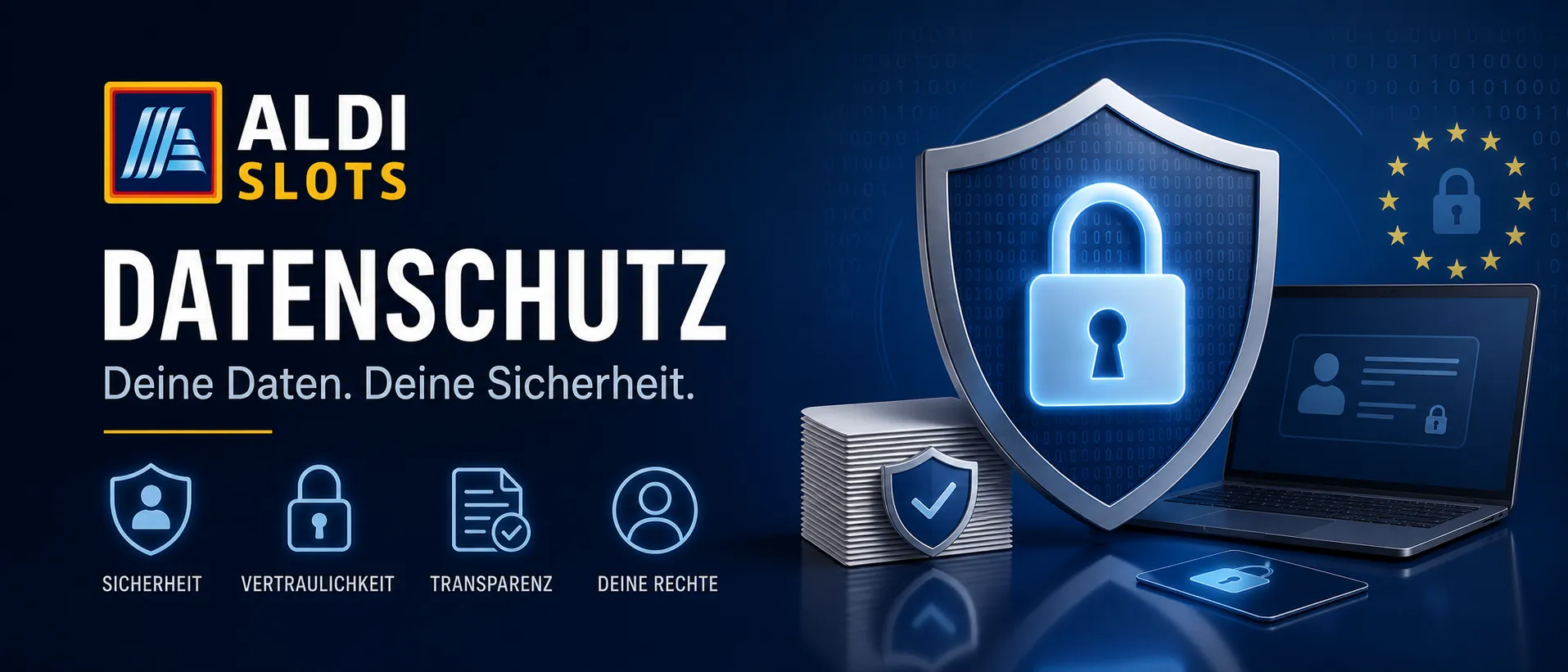 Aldi Slots Datenschutz personenbezogene Daten Cookies Sicherheit und Nutzerrechte